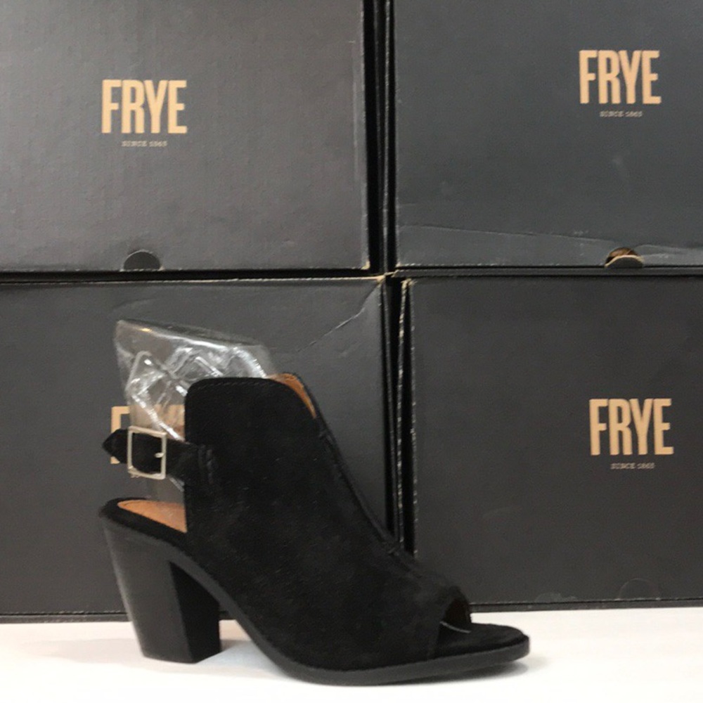 Frye slingback suede fashion heels shoes